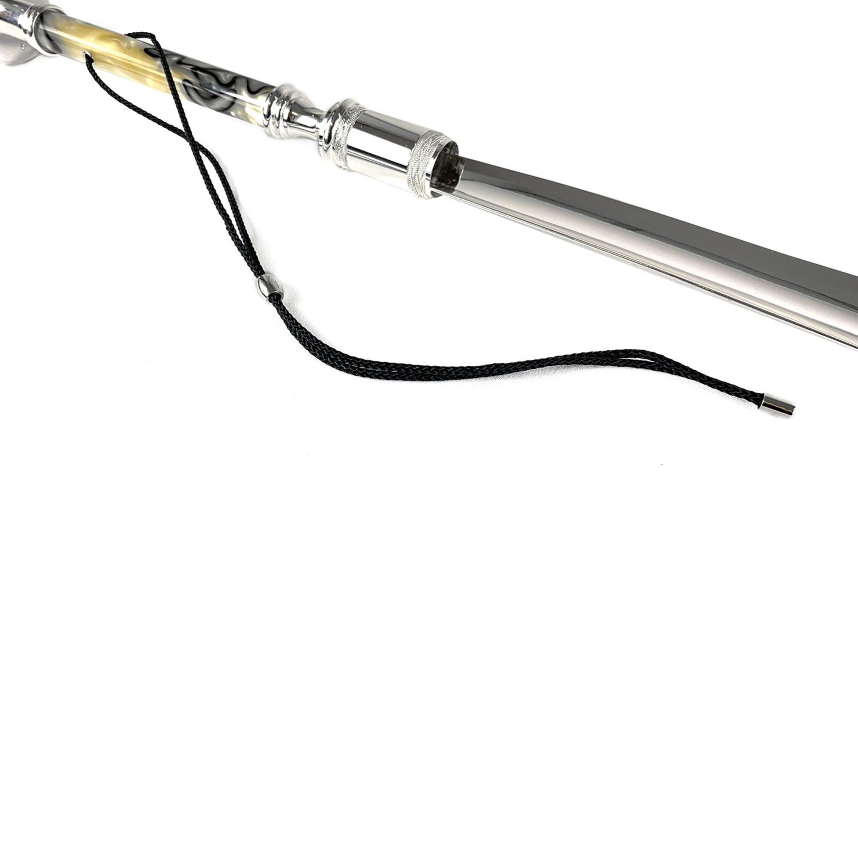 Silver Plated Shoehorn – Long Handled Italian Brass Shoe Horn with Tongue