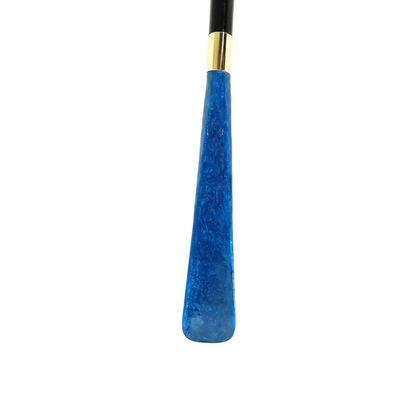 Elegant Shoehorn – Handcrafted Long Handle with Peacock Enamelled Design & Swarovski Accent