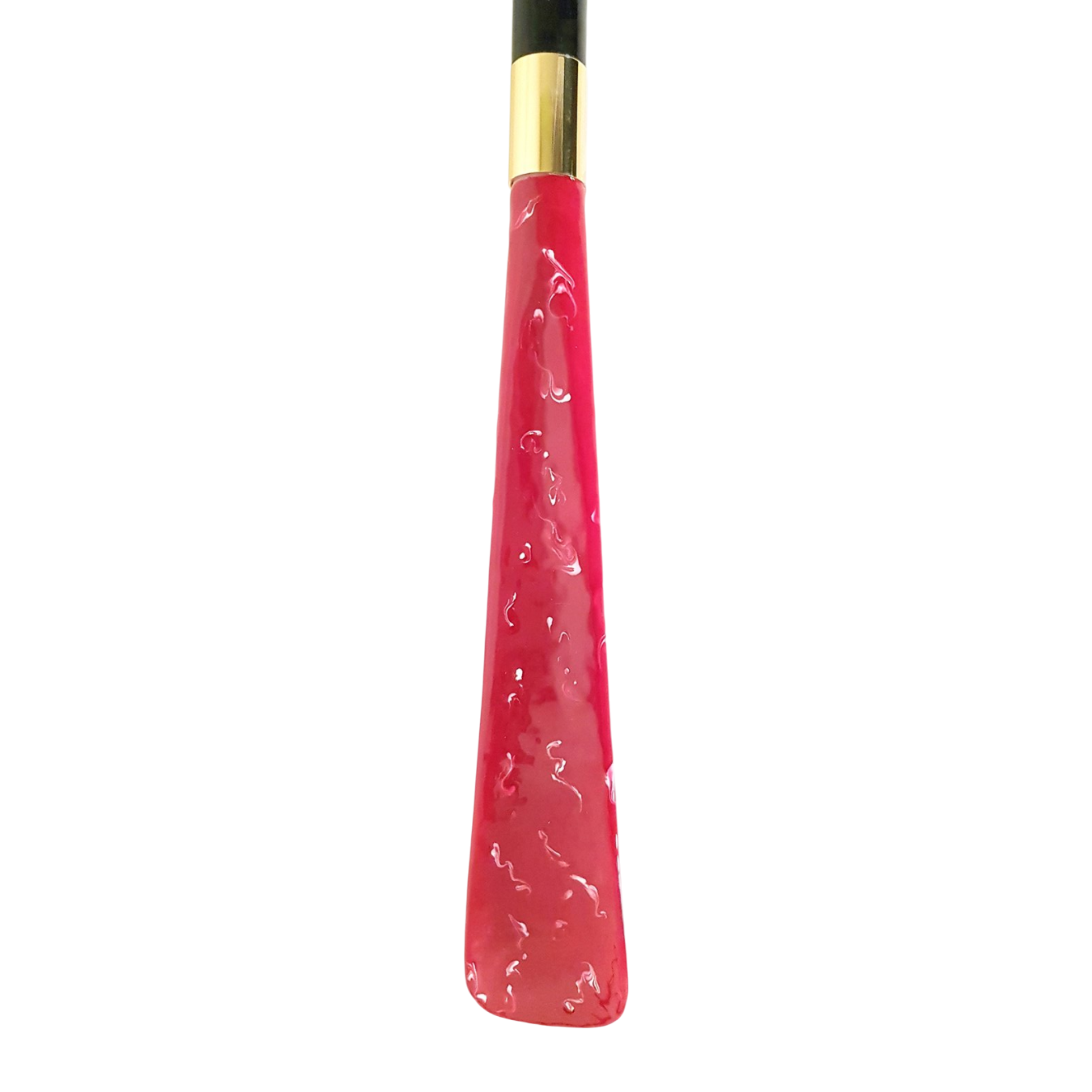Italian Shoehorn Featuring Enamelled Rooster Handle, Black Lacquered Shaft & Gift Box Packaging