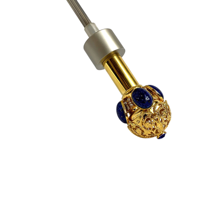 Women's Folding Umbrella – Compact Rain Umbrella | Lapis-Lazuli Handle & UV Protection