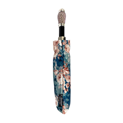 Women's Folding Umbrella – Compact Floral Print, Automatic Open, UV Protection Rain Gear