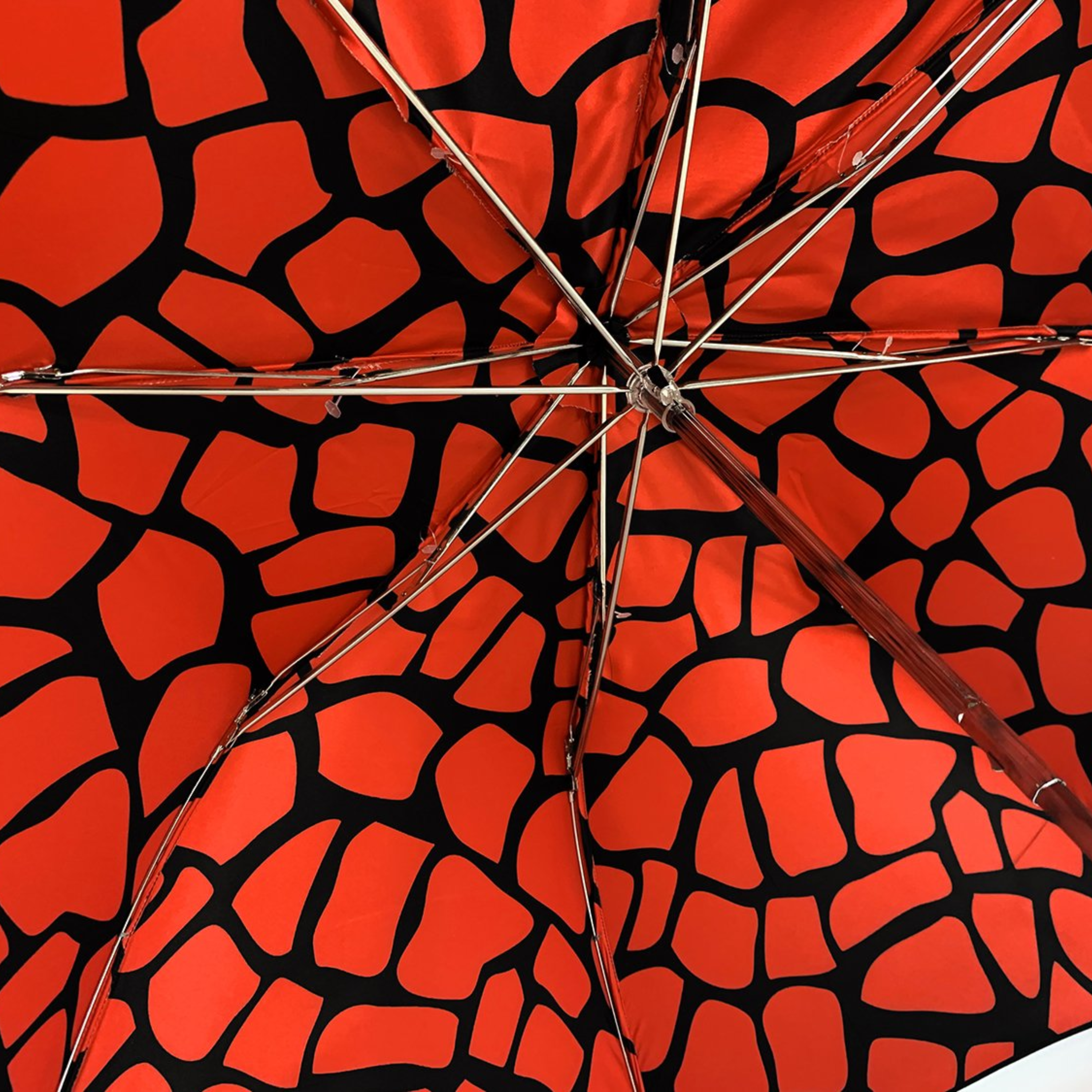 Handmade Women's Umbrella | Luxury Folding Rain Umbrella with Crystal Handle