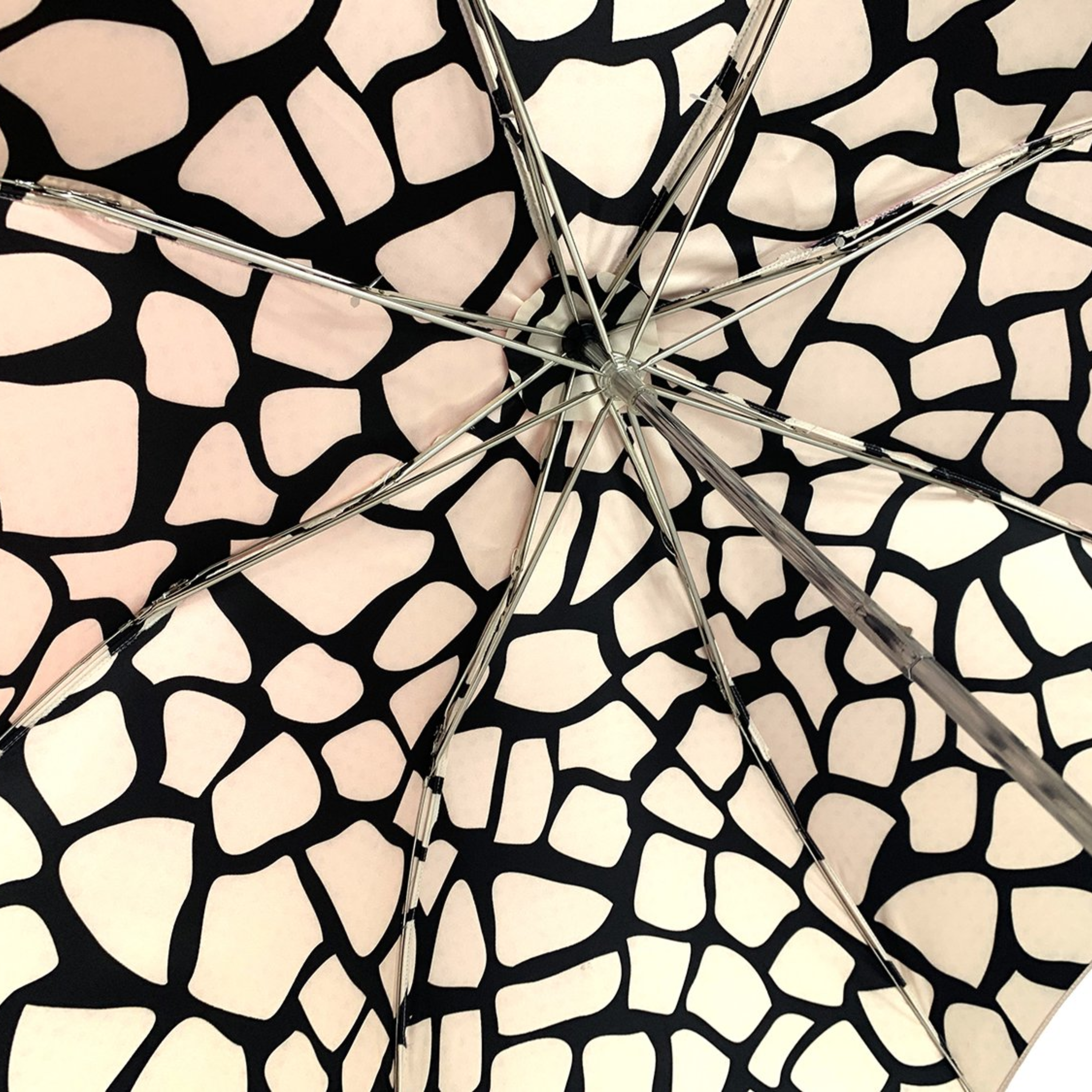 Double Canopy Umbrella – Luxury Women's Rain Umbrella with Magenta Crystals