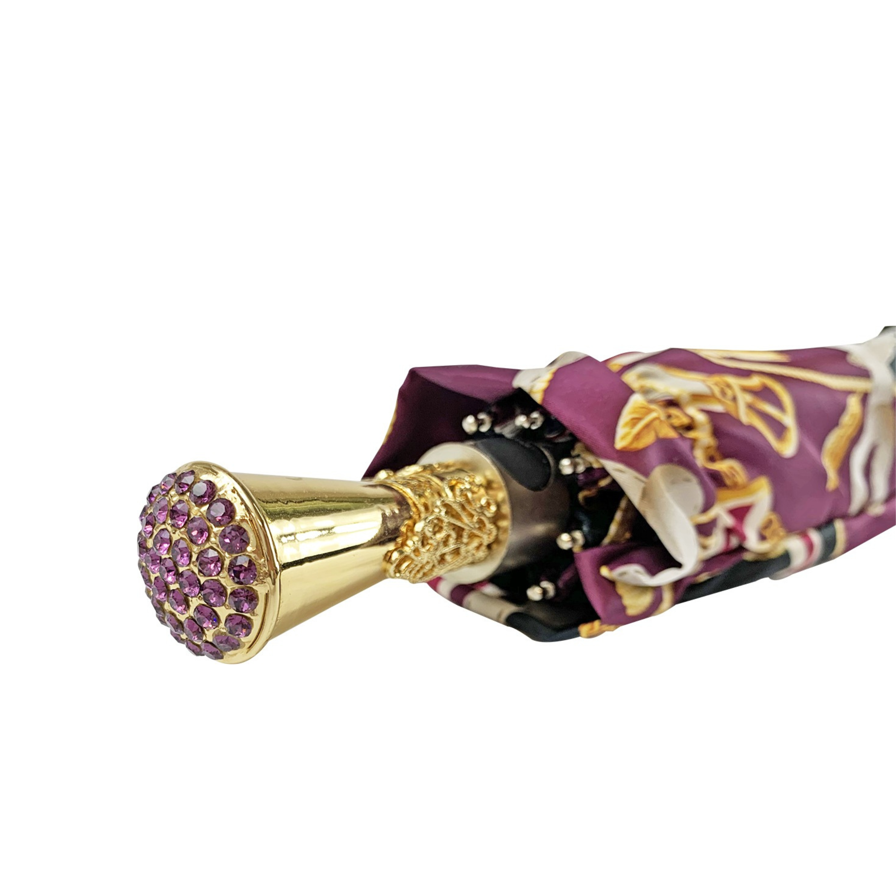 Women Folding Umbrella – Crimson Canopy | Automatic Open, Lightweight Rain Shield