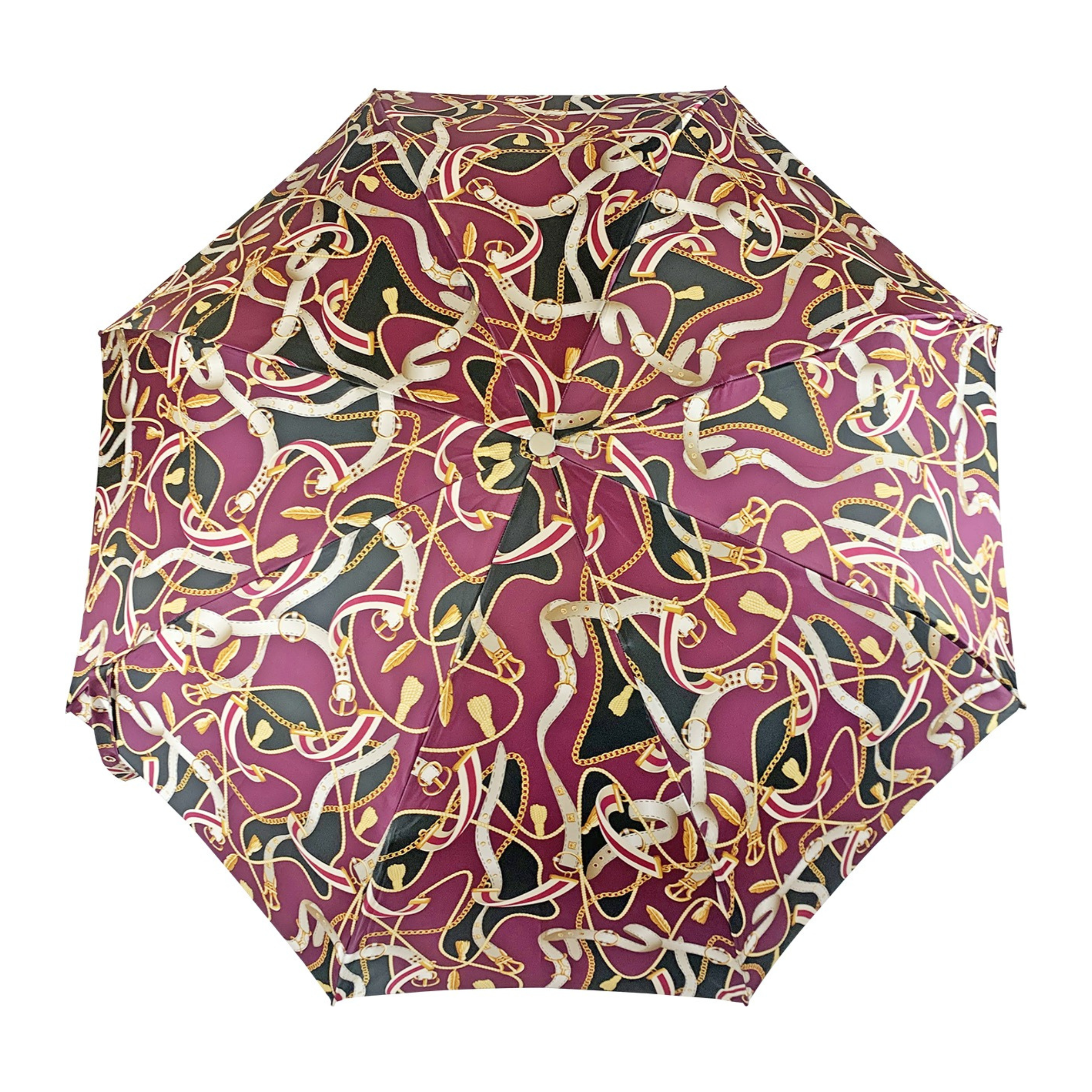 Women Folding Umbrella – Crimson Canopy | Automatic Open, Lightweight Rain Shield