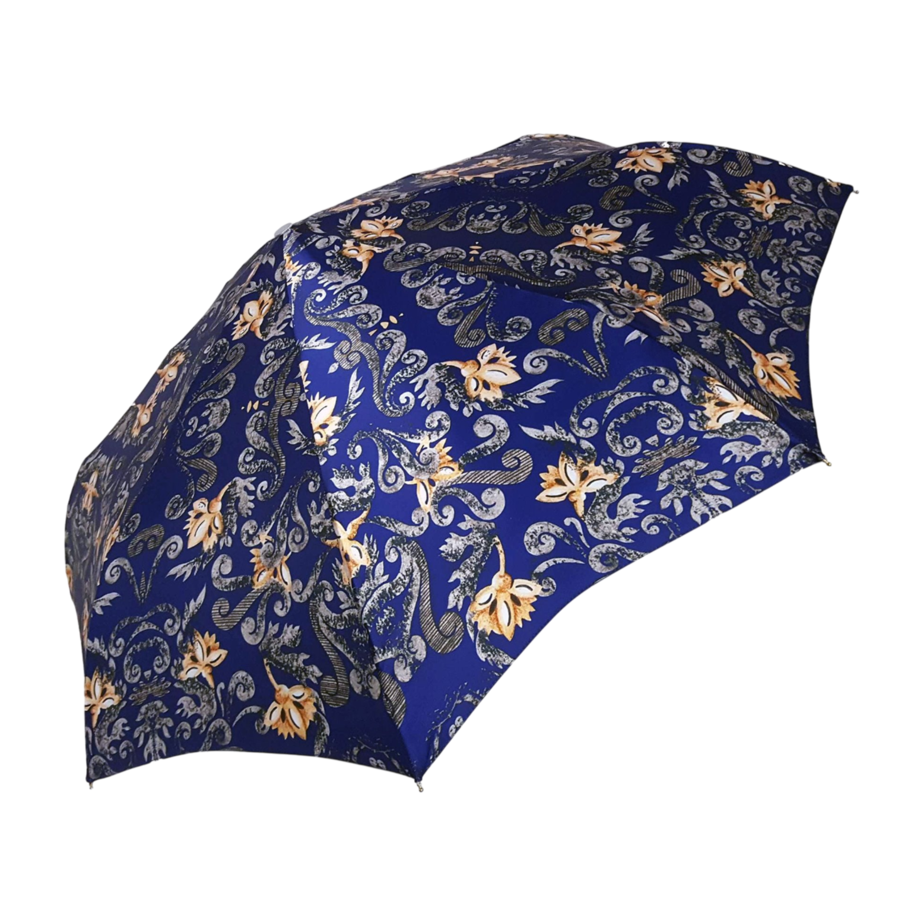 Lightweight Folding Umbrella – Floral Print Rainproof Compact Travel Umbrella