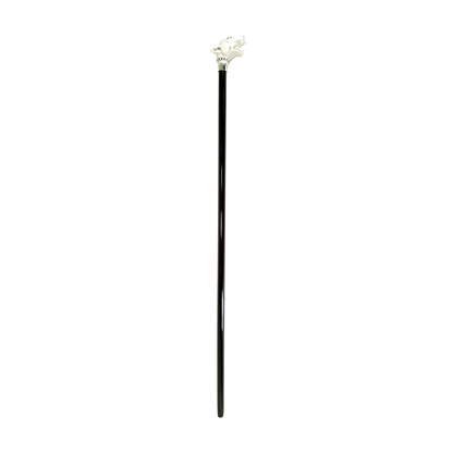 Swarovski Walking Cane – Handcrafted Ivory Lacquered Luxury Wooden Stick
