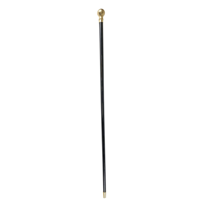Gold Plated Walking Stick – Handcrafted Ceremonial Cane with 24K Gold Handle