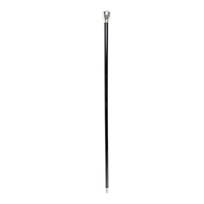 Elegant Walking Stick – Handcrafted Silver-Plated Cane with Crystal Embellishments