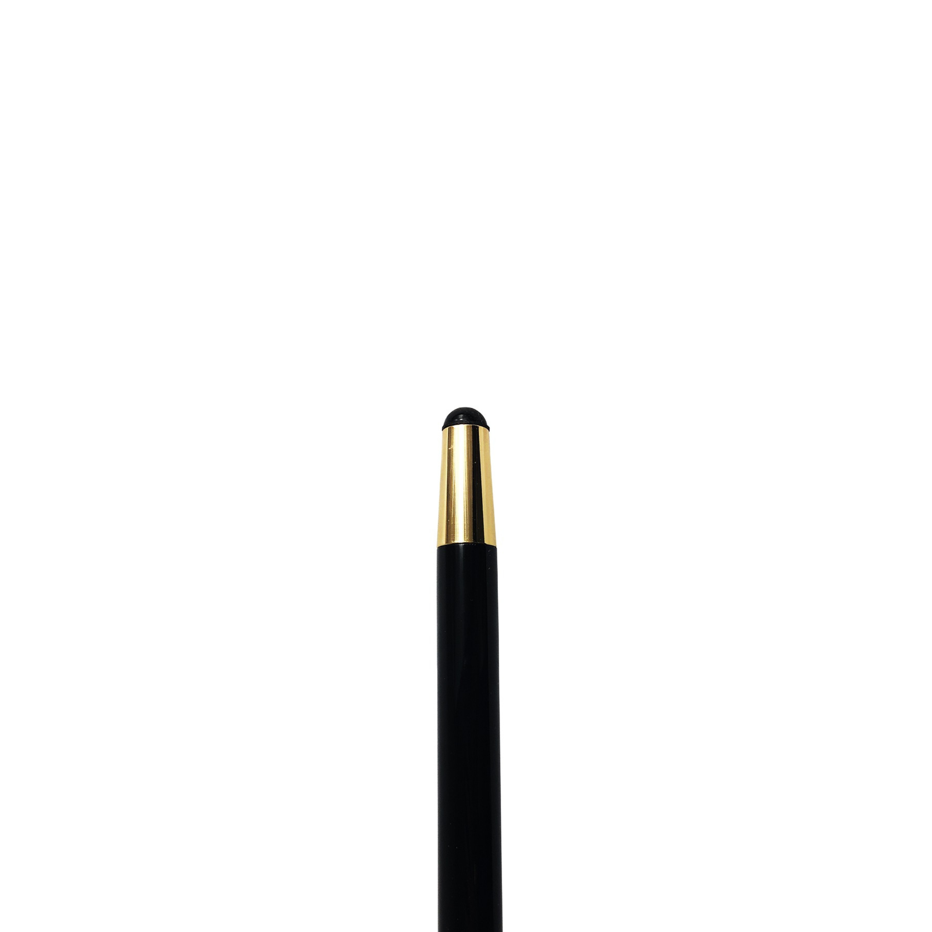 Royal Walking Stick – Handcrafted Italian Cane with 24K Gold Handle & Red Crystals