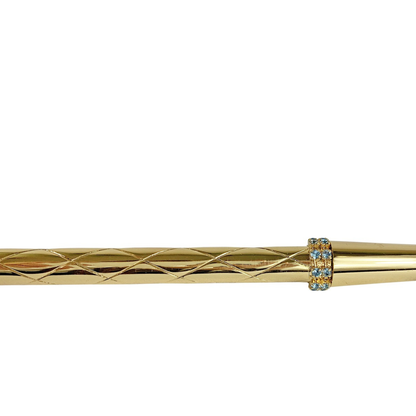 Italian Walking Stick – Limited Edition 24K Gold Plated Solid Brass Cane