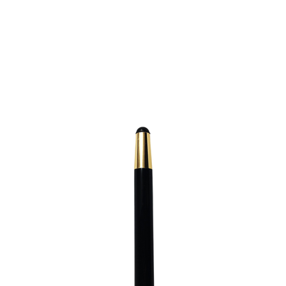 Gold Plated Walking Stick - Luxury Italian Handcrafted Cane with Swarovski Crystal Handle