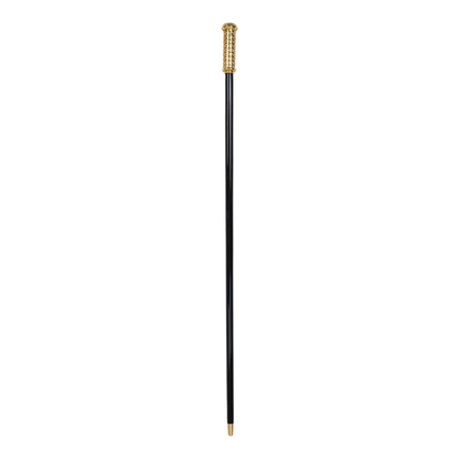 Luxury Walking Cane – Italian Handcrafted Cane with Gold Filigree Handle