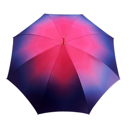 Elegant Ilmarchesato women's rain umbrella featuring a double cloth design and a sparkling Swarovski handle.