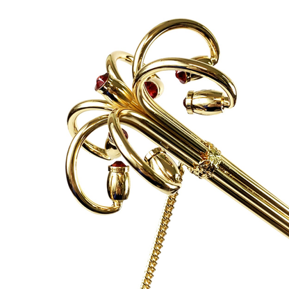 Ilmarchesato Special Edition women's umbrella featuring a crown motif and elegant handle design, perfect for rainy days.