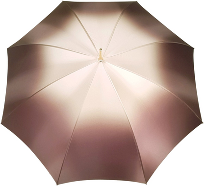 Ilmarchesato luxury double canopy umbrella featuring an elegant rose print, perfect for stylish rain protection.