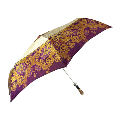 Exclusive Geometric Women’s Folding Umbrella with Swarovski Crystals