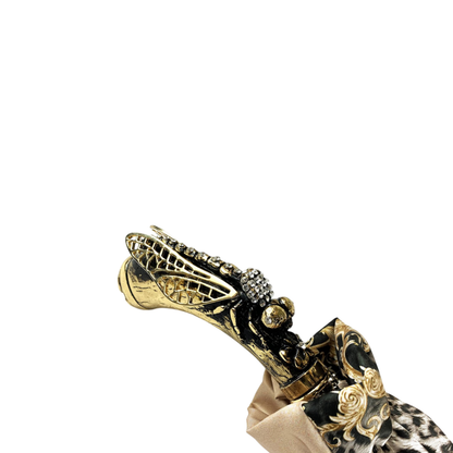 Designer 24K Gold-Plated Dragonfly Women’s Umbrella