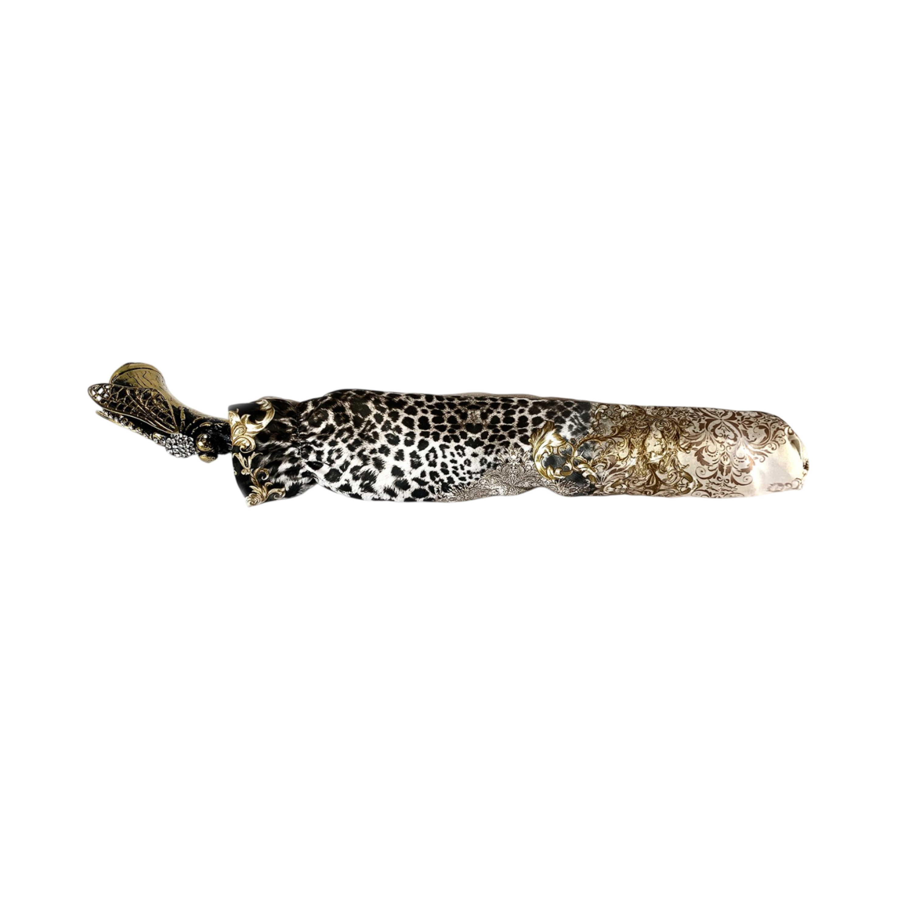 Designer 24K Gold-Plated Dragonfly Women’s Umbrella
