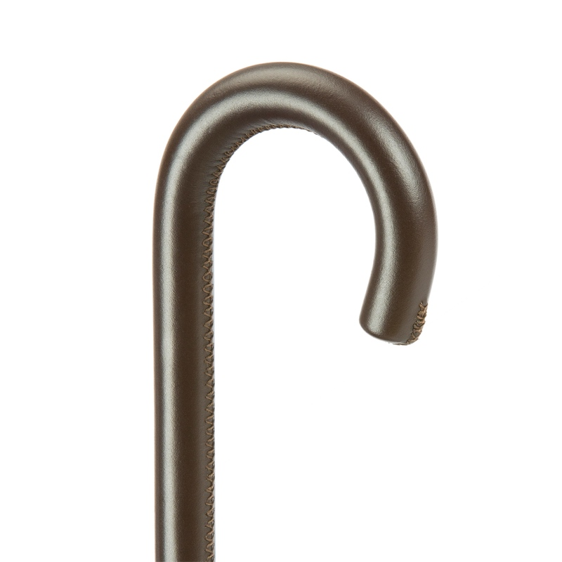 Bridles Print Umbrella – Automatic Opening | Leather Handle, Handmade Italian Gift