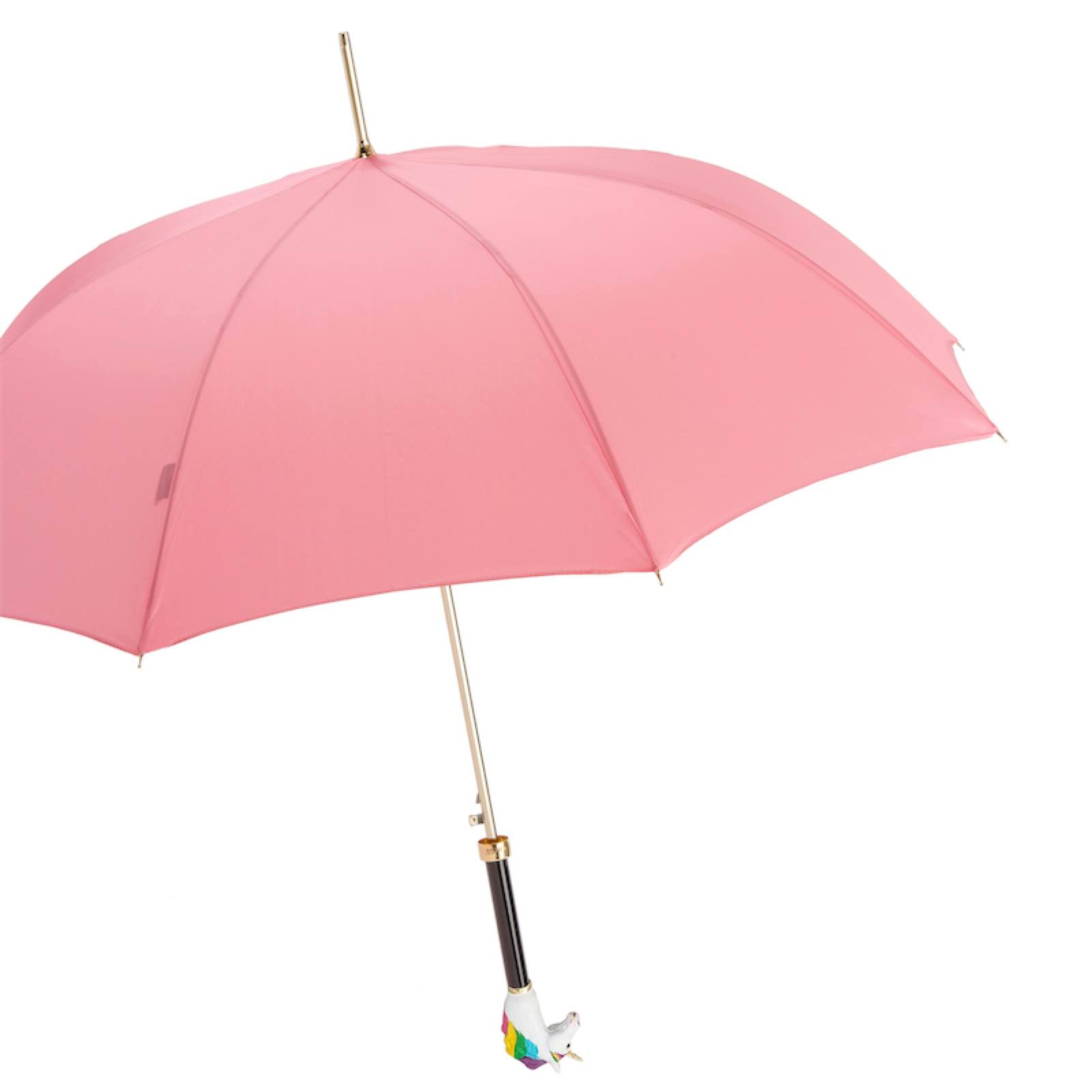 Automatic Brass Umbrella – Handmade Italian Luxury Rain Umbrella With Enameled Handle
