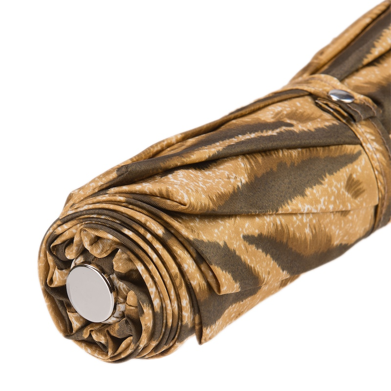 Animalier Folding Umbrella – Handmade Italian Rabbit Handle | Compact Travel Rain Accessory