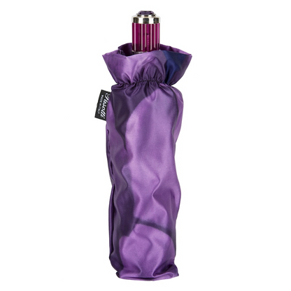 Purple Folding Umbrella – Handmade Italian Compact Travel Rain Umbrella With Acetate Handle