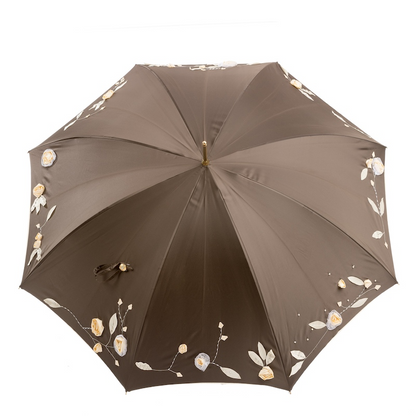 Hand Embroidered Umbrella – Luxury Double Cloth Rain Protection Accessory