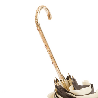 Hand Embroidered Umbrella – Luxury Double Cloth Rain Protection Accessory