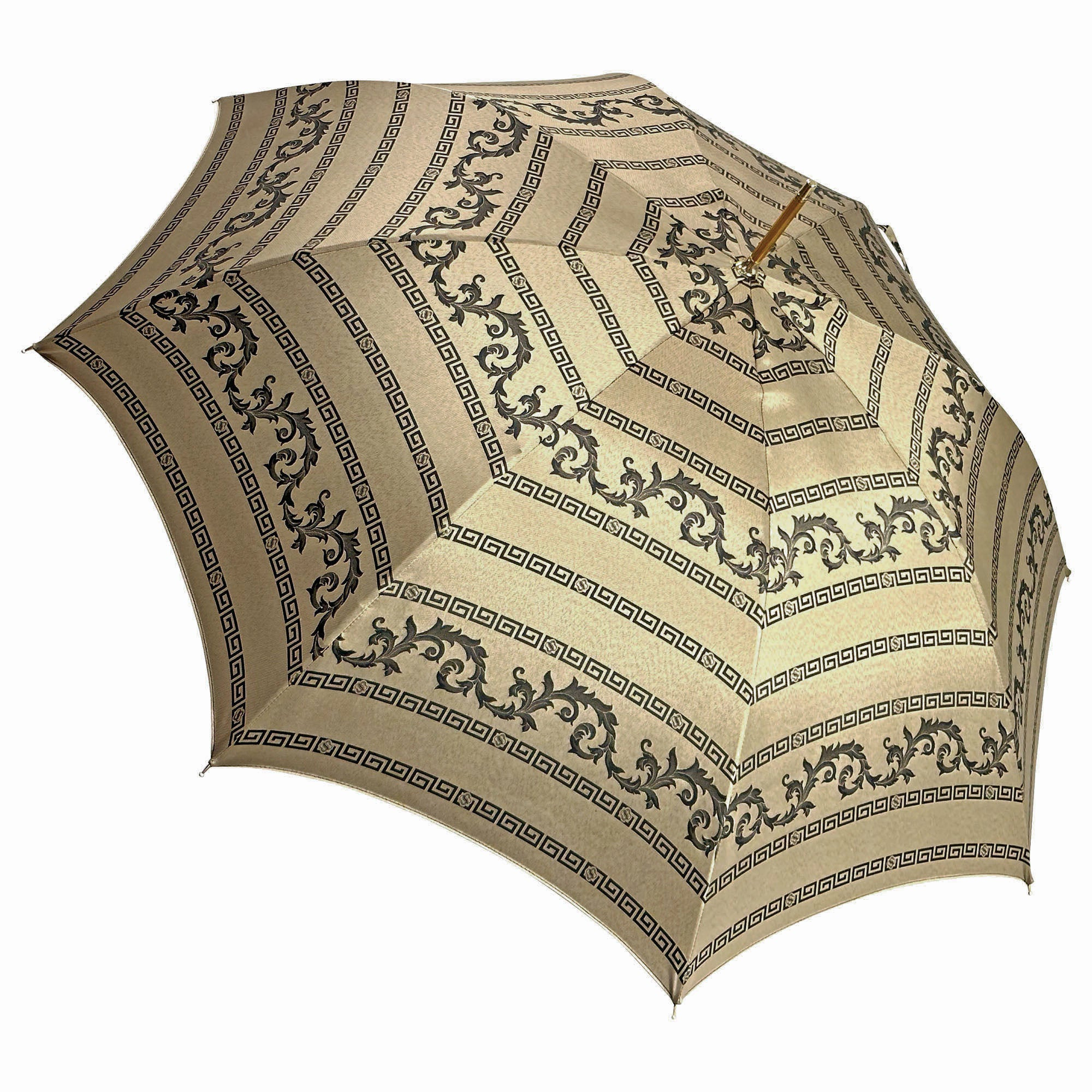Exclusive Sicilian Umbrella – Handmade Italian Jacquard Fabric Rain Protection