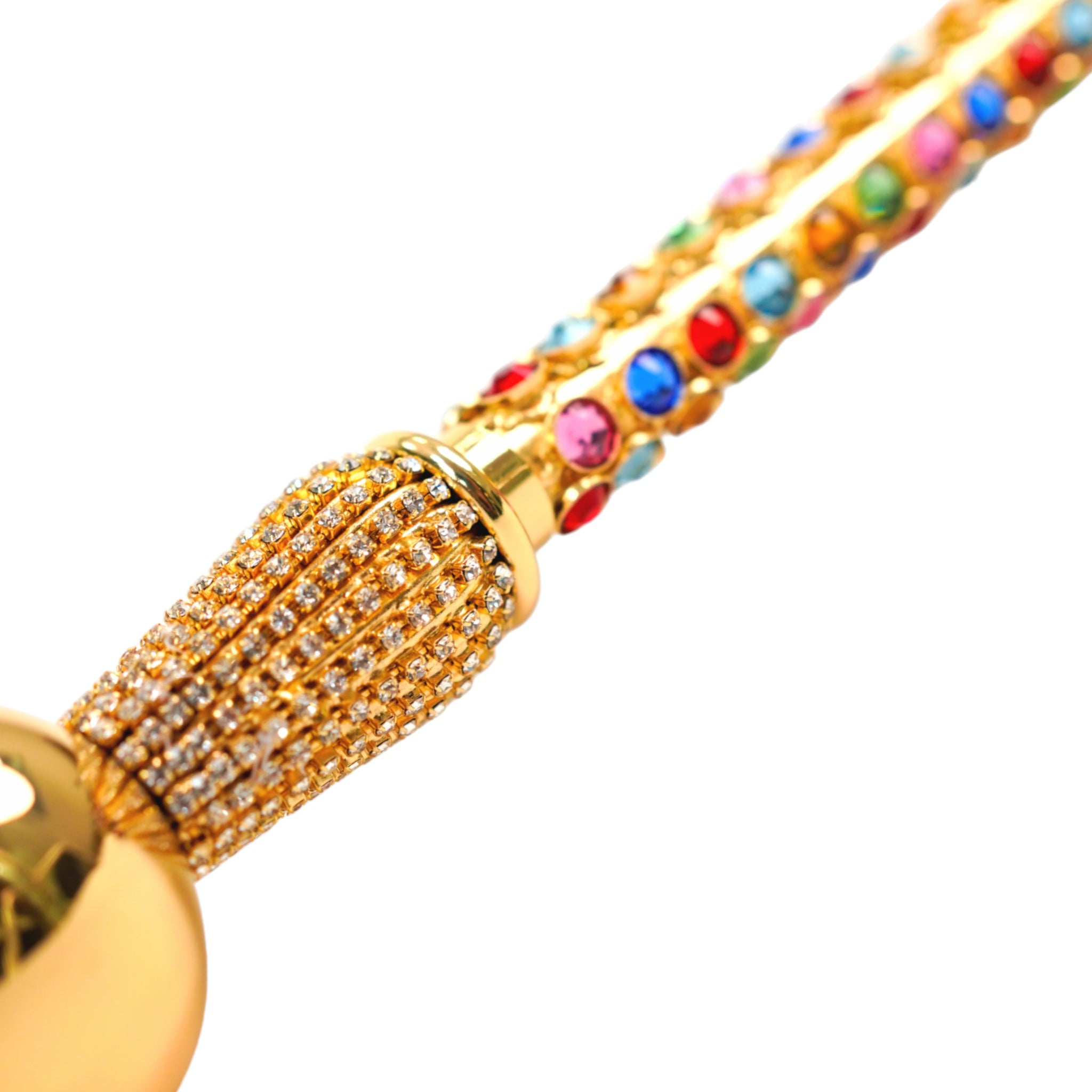 Crystal Umbrella - Limited Edition Luxury Rain Umbrella with 24K Gold Handle