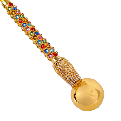 Crystal Umbrella - Limited Edition Luxury Rain Umbrella with 24K Gold Handle