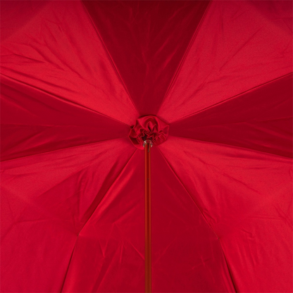 Luxury Brass Umbrella – Manual Opening, Italian Made Rain Gear With Brass Handle