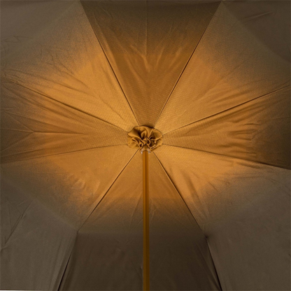 Luxury Sunflower Umbrella – Handmade Italian Double Cloth Canopy with Swarovski Handle