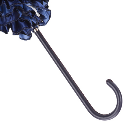 Retro Butterfly Parasol – Handmade Italian Umbrella With Leather Handle