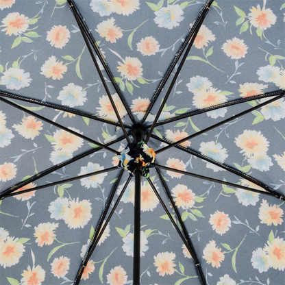 Leather Handled Parasol – Handmade Umbrella for Sun & Light Rain Protection