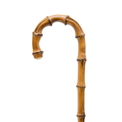 Flowered Parasol Umbrella – Handmade Italian Floral Canopy With Whangee Handle