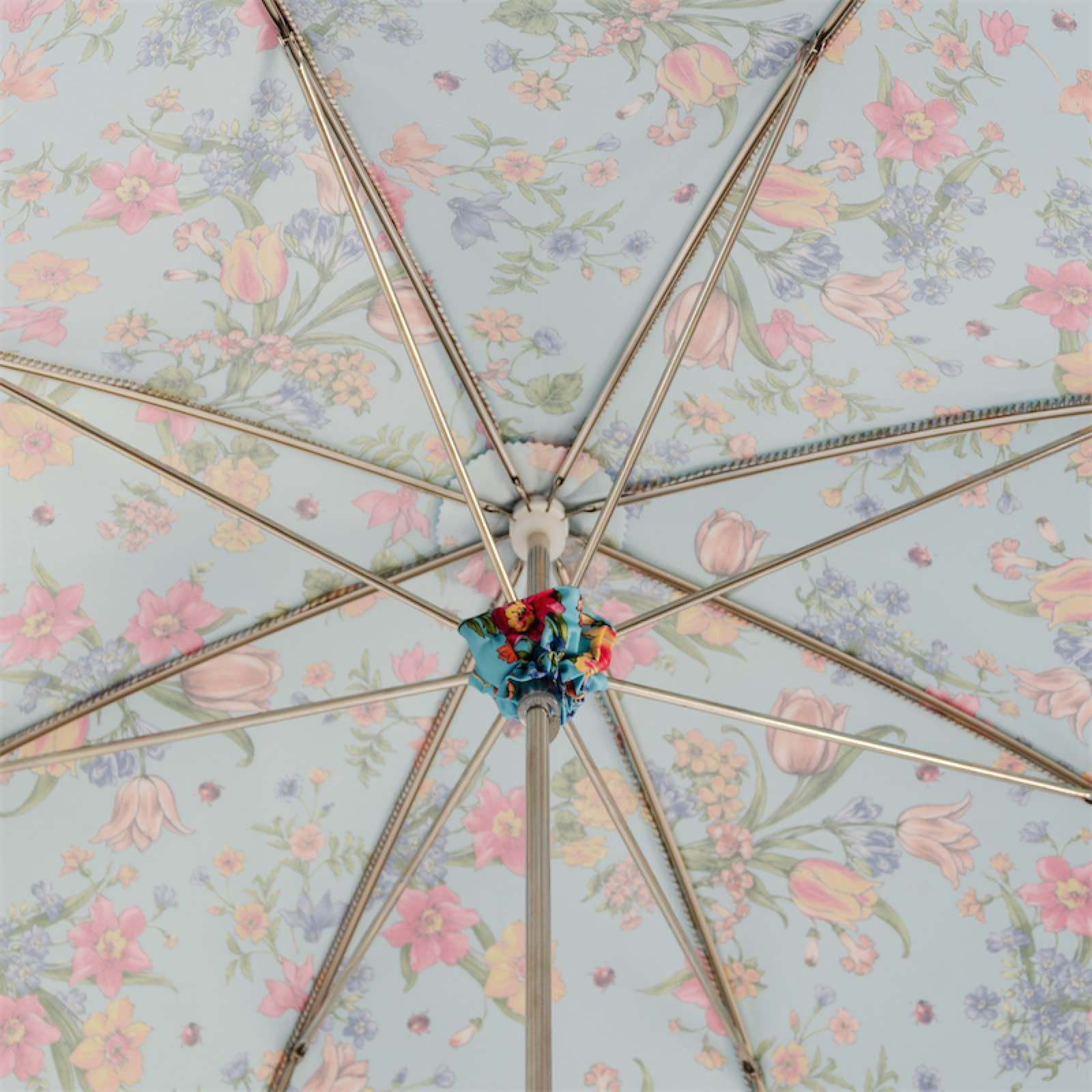 Floral Parasol – Elegant Handmade Italian Umbrella with Premium Bamboo Handle