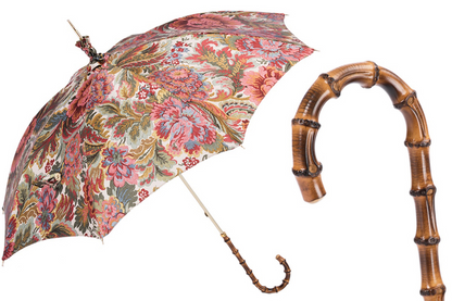 Paisley Parasol – Handmade Italian Bamboo Handle Umbrella | Lightweight Sunshade
