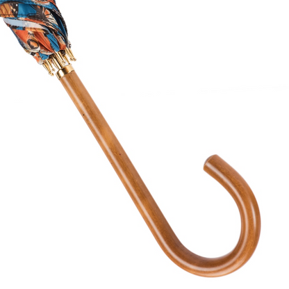 Butterflies Parasol – Handmade Umbrella With Rainproof Canopy & Malacca Handle