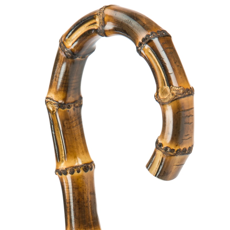 Bamboo Handle Umbrella | Stylish Double Cloth Rain Umbrella with Bridles Print and Gift Box