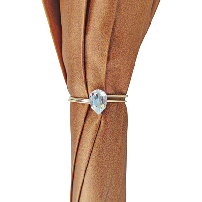 Handmade Luxury Umbrella – Classic Fancy Women's Rain Umbrella with Gold Plated Handle