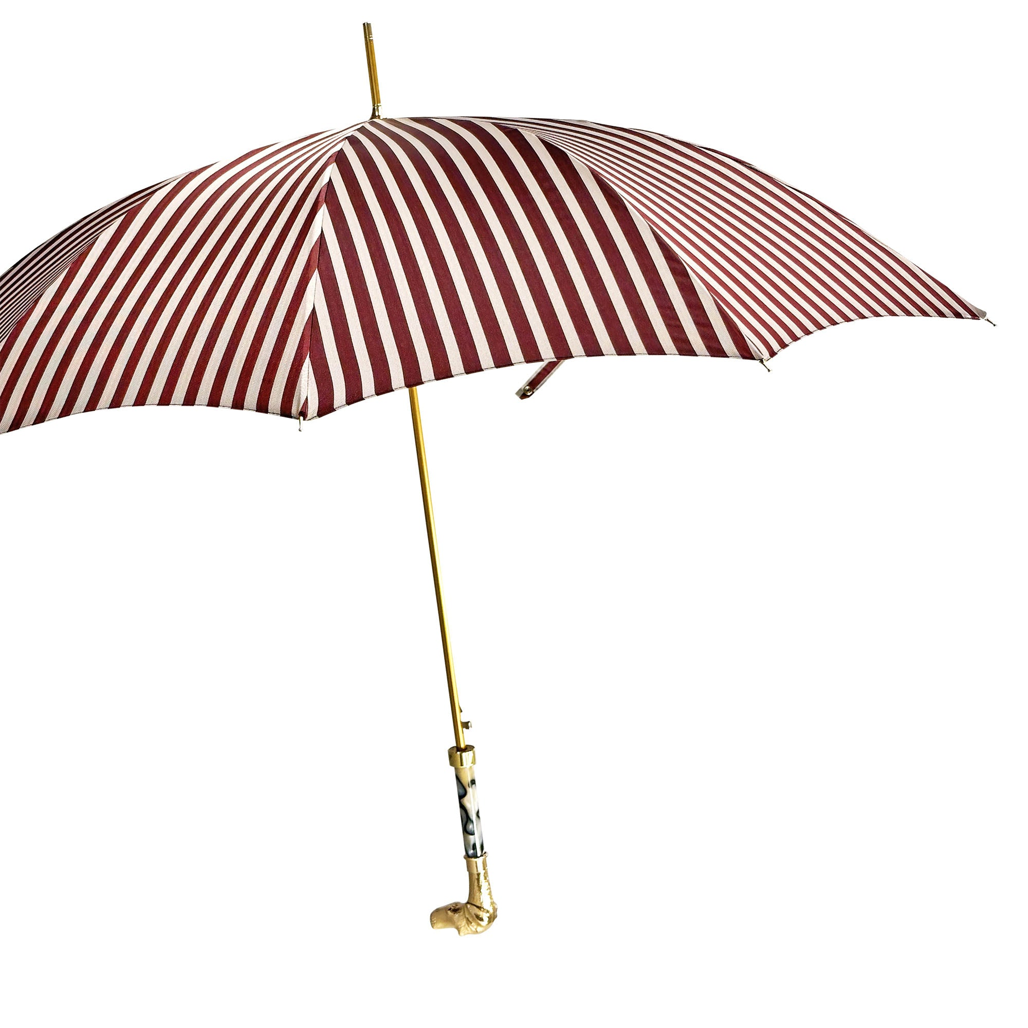 Automatic Luxury Umbrella – Designer Men's Rain Umbrella with 24K Gold Handle