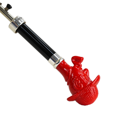 Gentleman's Striped Umbrella – Automatic Open, Durable Carbon Fiber, Sherlock Holmes Handle