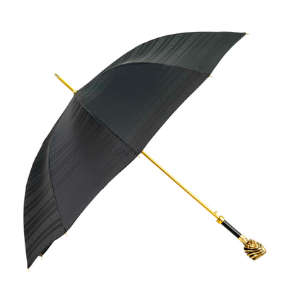Men's Luxury Umbrella – Premium Rain Umbrella with Gold Plated Handle & Automatic Opening