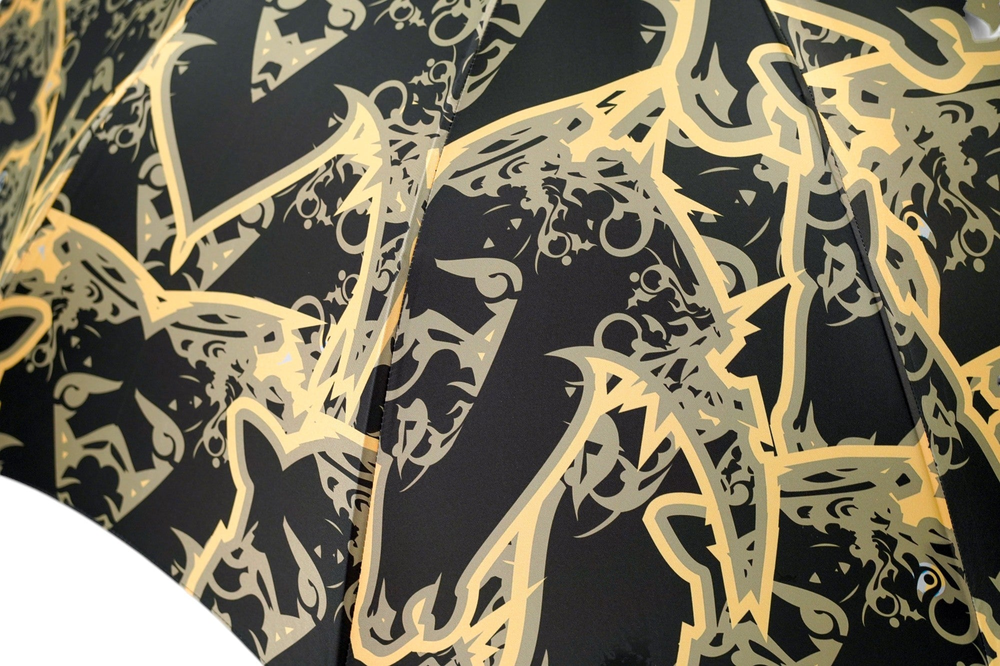 Luxury Designer Umbrella – 24K Gold Horse Head Handle, Automatic Open, Wind Resistant