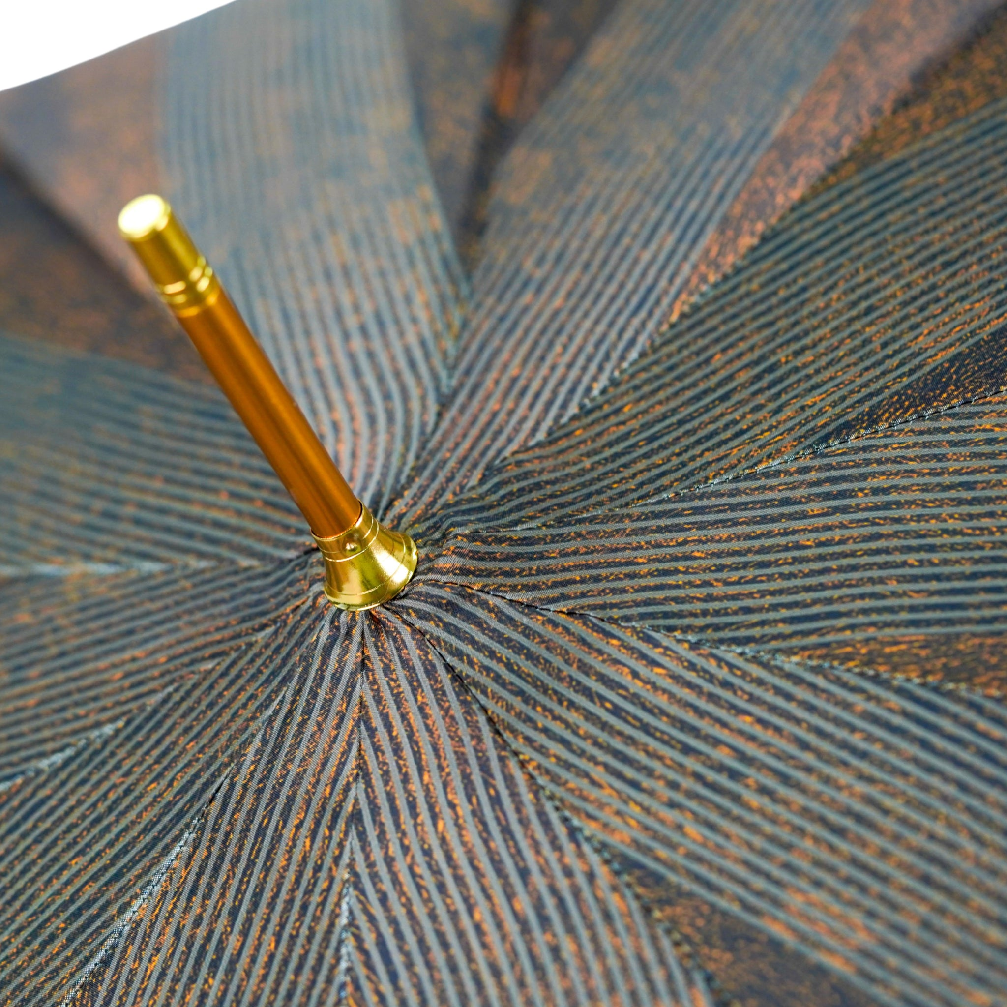 Ostrish Leather Umbrella – Men's Fibercarbon Horse Design Automatic Opening