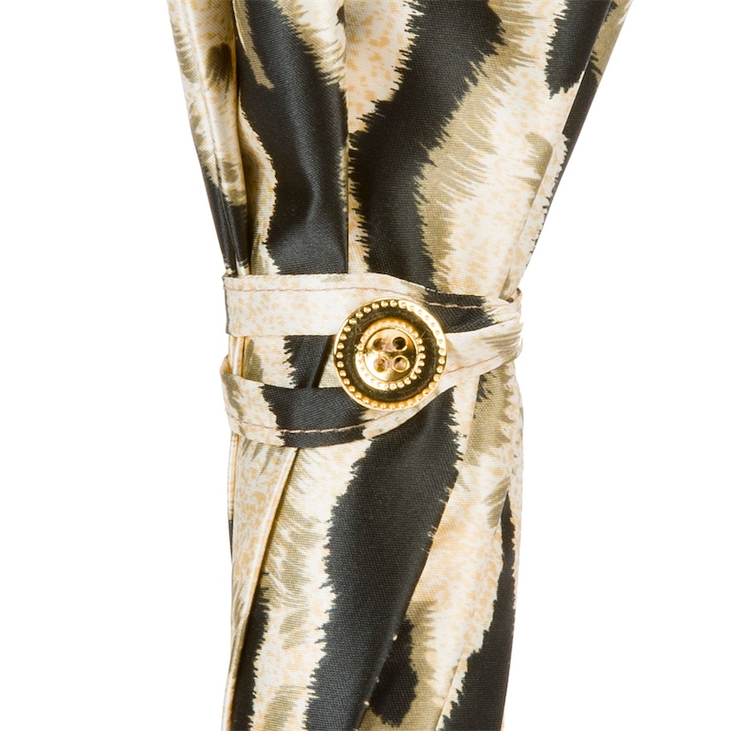 Enameled Brass Umbrella – Automatic Opening Luxury Rain Gear with Polyester Canopy