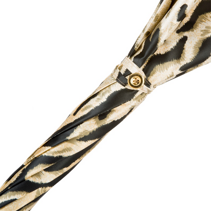 Enameled Brass Umbrella – Automatic Opening Luxury Rain Gear with Polyester Canopy