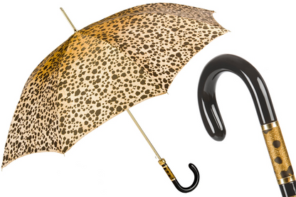 Automatic Opening Umbrella – Speckled Lightweight Rain Umbrella Handmade in Italy